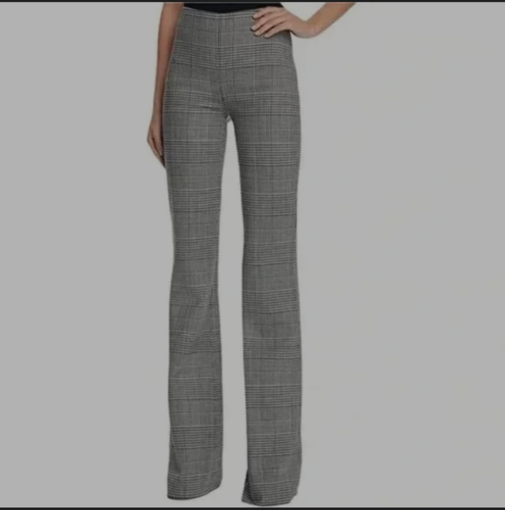 THEORY NWT SIZE 10 DEMETRIA WOOL HIGH WAIST WIDE LEG PANTS